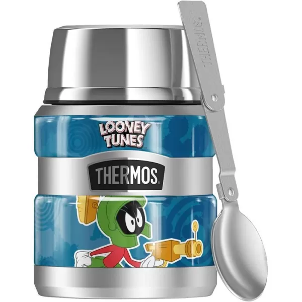 Looney Tunes Lola Bunny Scooter THERMOS STAINLESS KING Stainless Steel Food Jar with Folding Spoon Vacuum insulated amp Double Wall 16oz16 oz Food Jar MARVIN MARTIAN CIRCLE PATTERN