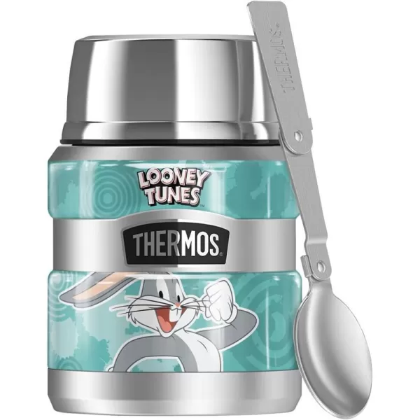 Looney Tunes Lola Bunny Scooter THERMOS STAINLESS KING Stainless Steel Food Jar with Folding Spoon Vacuum insulated amp Double Wall 16oz16 oz Food Jar BUGS BUNNY CIRCLE PATTERN