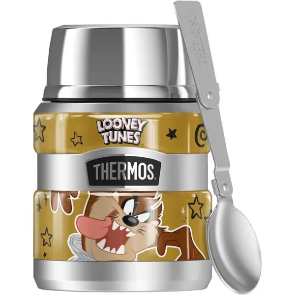 Looney Tunes Lola Bunny Scooter THERMOS STAINLESS KING Stainless Steel Food Jar with Folding Spoon Vacuum insulated amp Double Wall 16oz16 oz Food Jar TAZ STAR PATTERN