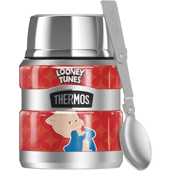 Looney Tunes Lola Bunny Scooter THERMOS STAINLESS KING Stainless Steel Food Jar with Folding Spoon Vacuum insulated amp Double Wall 16oz16 oz Food Jar PORKY PIG MID CENTURY PATTERN