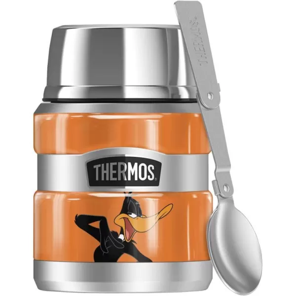 Looney Tunes Lola Bunny THERMOS STAINLESS KING Stainless Steel Food Jar with Folding Spoon Vacuum insulated amp Double Wall 16oz16 oz Food Jar Daffy Duck