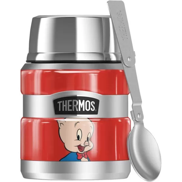 16 oz Food Jar Porky Pig