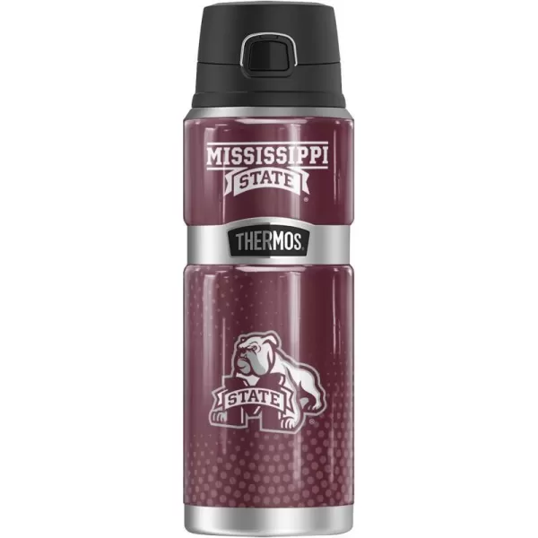 MISSISSIPPI STATE UNIVERSITY Official Collection THERMOS STAINLESS KING Stainless Steel Drink Bottle Vacuum insulated amp Double Wall 24ozRADIAL DOTS