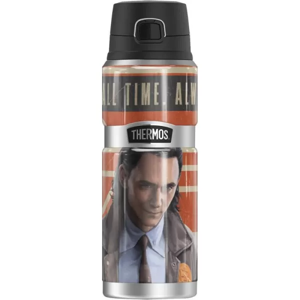 Marvel Loki TVA Loki THERMOS STAINLESS KING Stainless Steel Drink Bottle Vacuum insulated amp Double Wall 24oz24 oz Bottle TVA LOKI