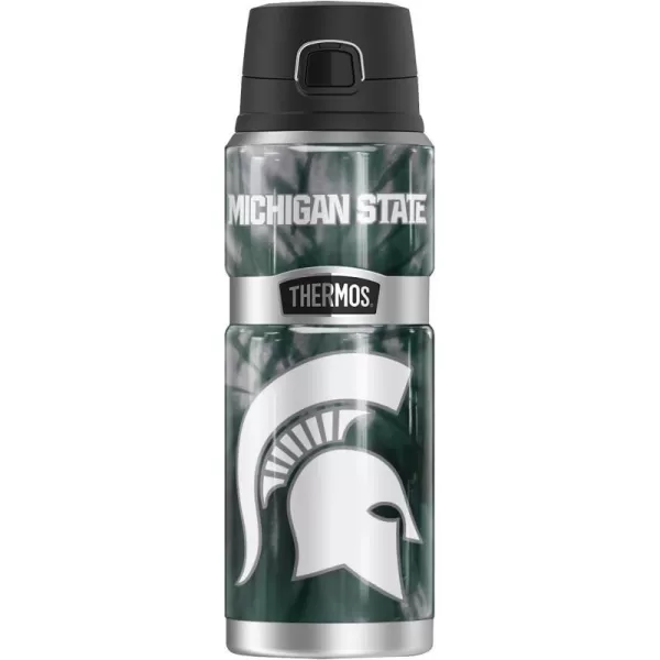 Michigan State University Collection THERMOS STAINLESS KING Stainless Steel Drink Bottle Vacuum insulated amp Double Wall 24ozTIEDYE