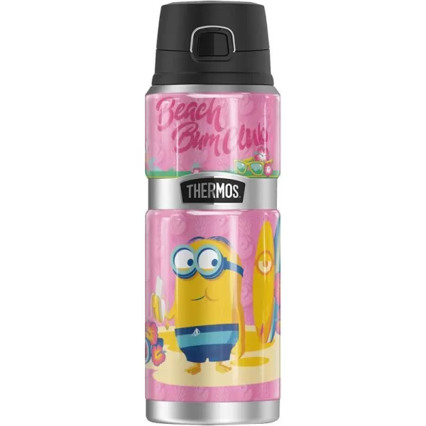 Minions Beach Bum Bob THERMOS STAINLESS KING Stainless Steel Drink Bottle Vacuum insulated amp Double Wall 24oz24 oz Bottle BEACH BUM DAVE