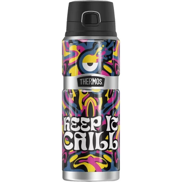 Minions Keep It Chill Trippy Lava THERMOS STAINLESS KING Stainless Steel Drink Bottle Vacuum insulated amp Double Wall 24oz24 oz Bottle KEEP IT CHILL TRIPPY LAVA