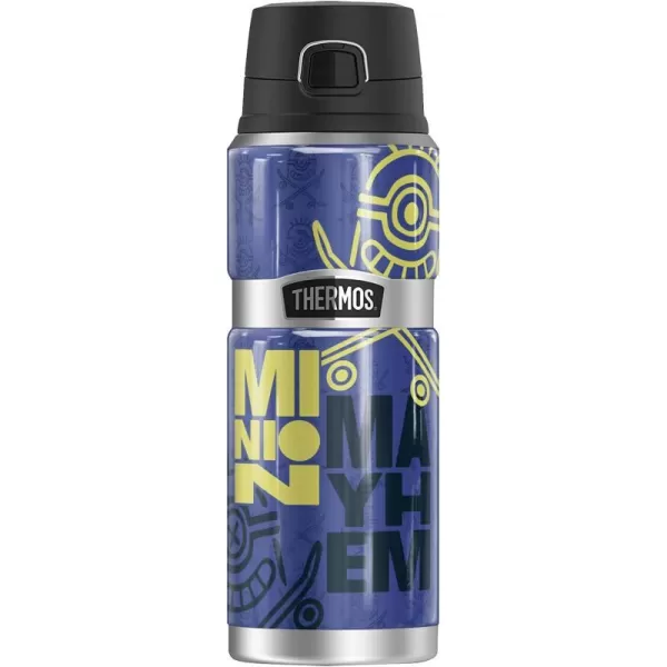 Minions Minion Mayhem Skate THERMOS STAINLESS KING Stainless Steel Drink Bottle Vacuum insulated amp Double Wall 24ozMinions Minion Mayhem Skate THERMOS STAINLESS KING Stainless Steel Drink Bottle Vacuum insulated amp Double Wall 24oz