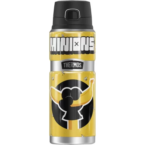 Minions Sorry IM Hungry Tie Dye THERMOS STAINLESS KING Stainless Steel Drink Bottle Vacuum insulated amp Double Wall 24oz24 oz Bottle BANANA