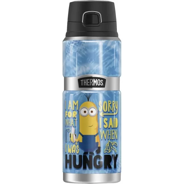 Minions Sorry IM Hungry Tie Dye THERMOS STAINLESS KING Stainless Steel Drink Bottle Vacuum insulated amp Double Wall 24oz24 oz Bottle SORRY IM HUNGRY TIE DYE