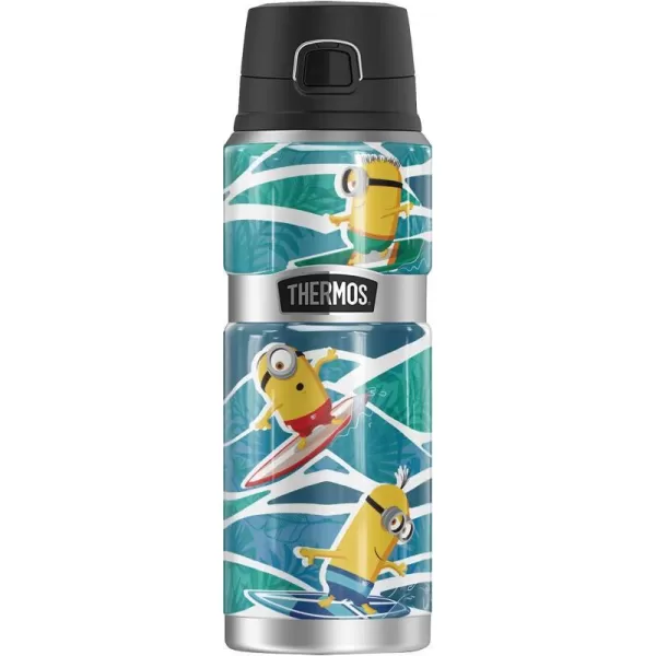 Minions Surfing Waves Minions THERMOS STAINLESS KING Stainless Steel Drink Bottle Vacuum insulated amp Double Wall 24ozMinions Surfing Waves Minions THERMOS STAINLESS KING Stainless Steel Drink Bottle Vacuum insulated amp Double Wall 24oz