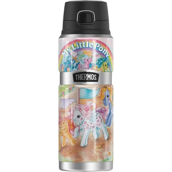 My Little Pony Retro Classic Ponies THERMOS STAINLESS KING Stainless Steel Drink Bottle Vacuum insulated amp Double Wall 24ozMy Little Pony Retro Classic Ponies THERMOS STAINLESS KING Stainless Steel Drink Bottle Vacuum insulated amp Double Wall 24oz