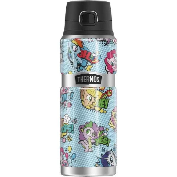 My Little Pony Tv Pony Comic THERMOS STAINLESS KING Stainless Steel Drink Bottle Vacuum insulated amp Double Wall 24ozMy Little Pony Tv Pony Comic THERMOS STAINLESS KING Stainless Steel Drink Bottle Vacuum insulated amp Double Wall 24oz