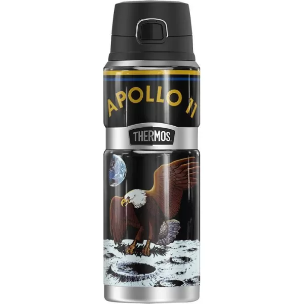 Nasa Apollo The Eagle Has Landed THERMOS STAINLESS KING Stainless Steel Drink Bottle Vacuum insulated amp Double Wall 24ozNasa Apollo The Eagle Has Landed THERMOS STAINLESS KING Stainless Steel Drink Bottle Vacuum insulated amp Double Wall 24oz