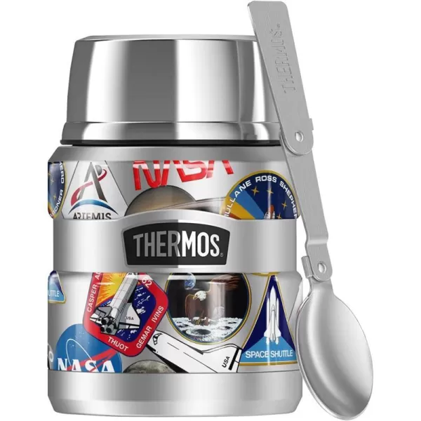 Nasa Nasa Misc Stickers THERMOS STAINLESS KING Stainless Steel Food Jar with Folding Spoon Vacuum insulated amp Double Wall 16ozNasa Nasa Misc Stickers THERMOS STAINLESS KING Stainless Steel Food Jar with Folding Spoon Vacuum insulated amp Double Wall 16oz