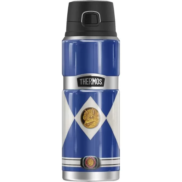 Power Rangers Pink Ranger Emblem THERMOS STAINLESS KING Stainless Steel Drink Bottle Vacuum insulated amp Double Wall 24oz24 oz Bottle BLUE RANGER EMBLEM