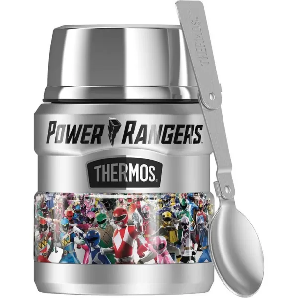 Power Rangers Ranger Overload THERMOS STAINLESS KING Stainless Steel Food Jar with Folding Spoon Vacuum insulated amp Double Wall 16ozPower Rangers Ranger Overload THERMOS STAINLESS KING Stainless Steel Food Jar with Folding Spoon Vacuum insulated amp Double Wall 16oz