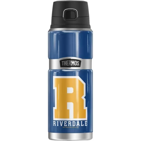 Riverdale VarsITy Letter THERMOS STAINLESS KING Stainless Steel Drink Bottle Vacuum insulated amp Double Wall 24ozRiverdale VarsITy Letter THERMOS STAINLESS KING Stainless Steel Drink Bottle Vacuum insulated amp Double Wall 24oz