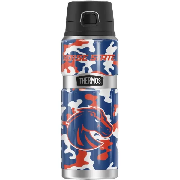 SYRACUSE UNIVERSITY OFFICIAL Camo THERMOS STAINLESS KING Stainless Steel Drink Bottle Vacuum insulated ampamp Double Wall 24ozBOISE STATE UNIVERSITY