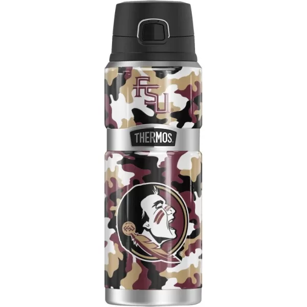 SYRACUSE UNIVERSITY OFFICIAL Camo THERMOS STAINLESS KING Stainless Steel Drink Bottle Vacuum insulated ampamp Double Wall 24ozFLORIDA STATE UNIVERSITY