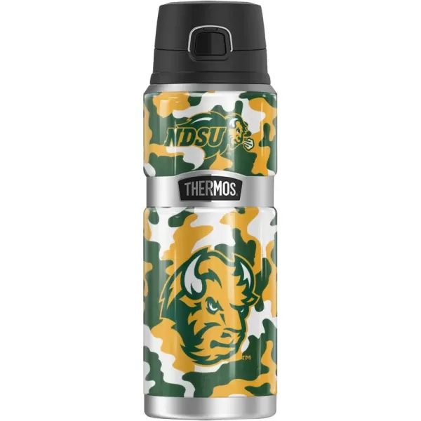 SYRACUSE UNIVERSITY OFFICIAL Camo THERMOS STAINLESS KING Stainless Steel Drink Bottle Vacuum insulated ampamp Double Wall 24ozNORTH DAKOTA STATE UNIVERSITY