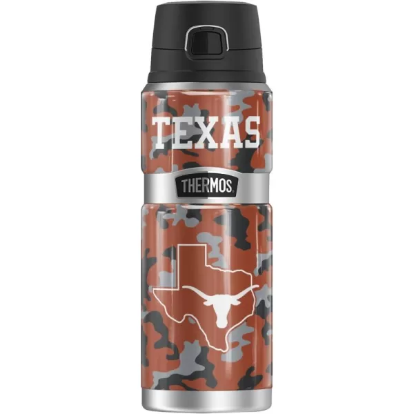 SYRACUSE UNIVERSITY OFFICIAL Camo THERMOS STAINLESS KING Stainless Steel Drink Bottle Vacuum insulated ampamp Double Wall 24ozUNIVERSITY OF TEXAS