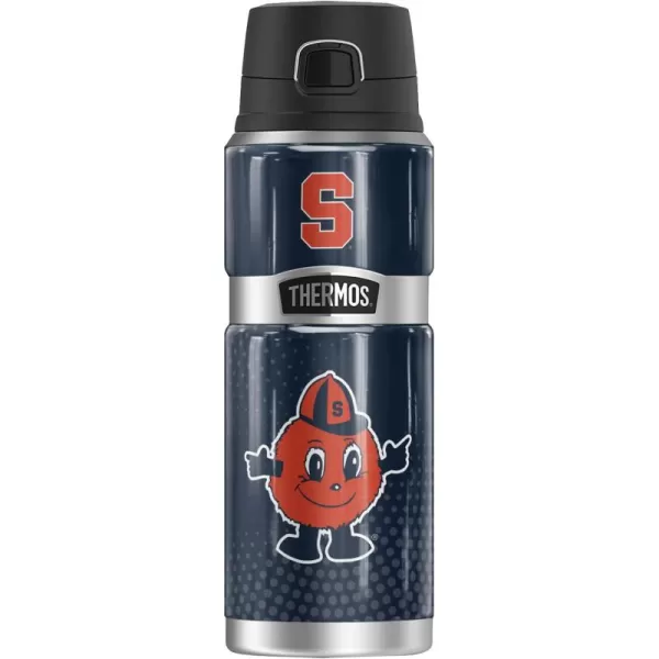 SYRACUSE UNIVERSITY OFFICIAL Radial Dots THERMOS STAINLESS KING Stainless Steel Drink Bottle Vacuum insulated ampamp Double Wall 24oz