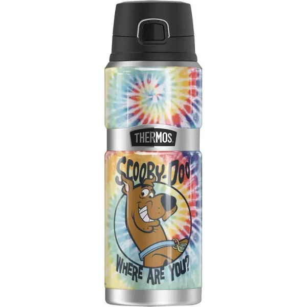 ScoobyDoo Tie Dye THERMOS STAINLESS KING Stainless Steel Drink Bottle Vacuum insulated amp Double Wall 24oz24 oz Bottle TIE DYE