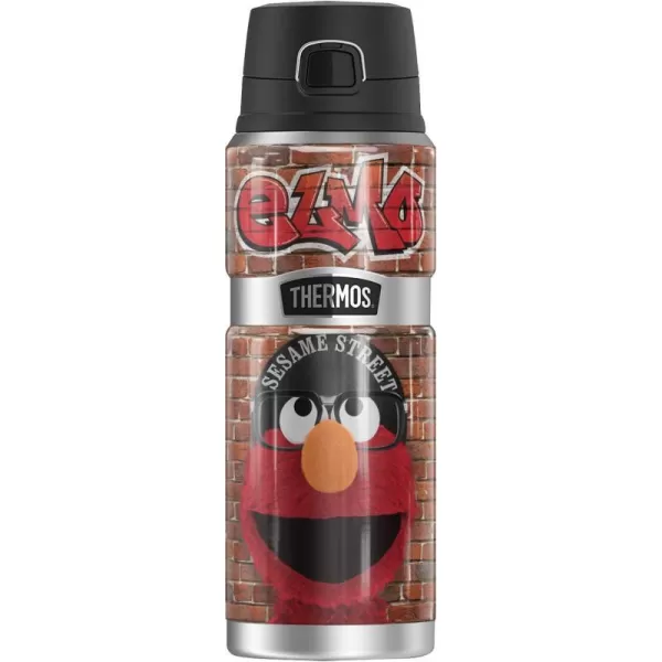 24 oz Tumbler Elmo Graffiti