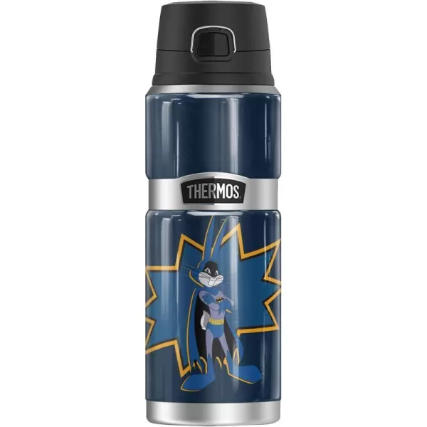 Space Jam A New Legacy Batman Suit Bugs Bunny THERMOS STAINLESS KING Stainless Steel Food Jar with Folding Spoon Vacuum insulated amp Double Wall 16oz24 oz Bottle BATMAN SUIT