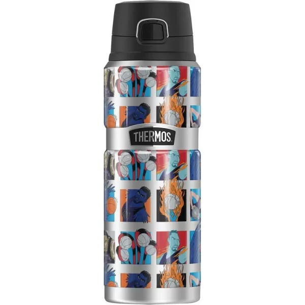 Space Jam A New Legacy Goon Character Tile Pattern THERMOS STAINLESS KING Stainless Steel Drink Bottle Vacuum insulated amp Double Wall 24oz24 oz Bottle GOON CHARACTER