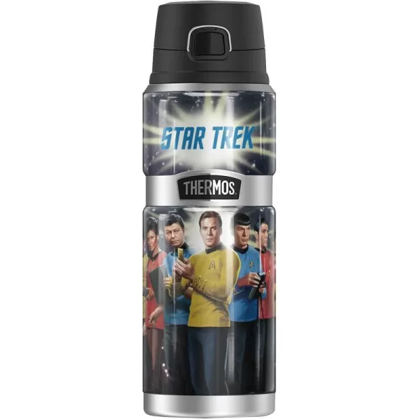 Star Trek Original Crew THERMOS STAINLESS KING Stainless Steel Drink Bottle Vacuum insulated amp Double Wall 24ozStar Trek Original Crew THERMOS STAINLESS KING Stainless Steel Drink Bottle Vacuum insulated amp Double Wall 24oz