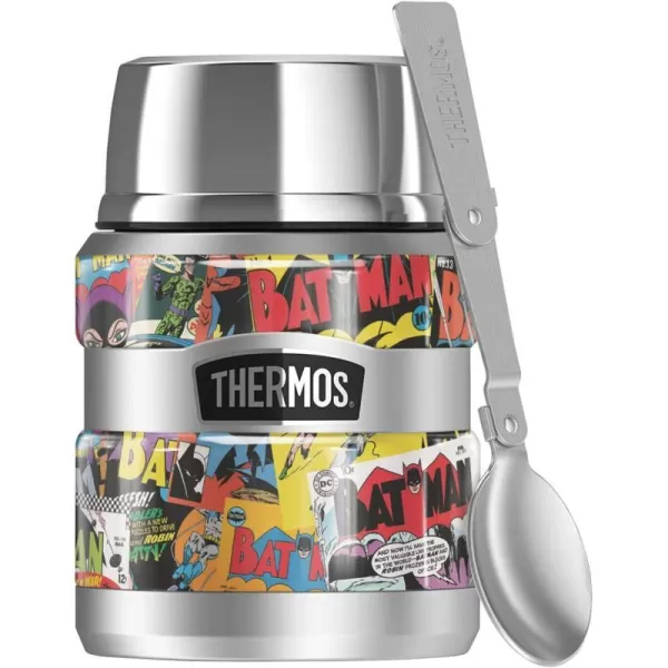 Superman Comic Covers THERMOS STAINLESS KING Stainless Steel Drink Bottle Vacuum insulated amp Double Wall 24oz16 oz Food Jar Batman Comic Covers