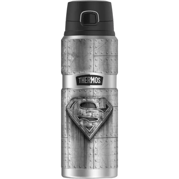 Superman Made Of Steel THERMOS STAINLESS KING Stainless Steel Drink Bottle Vacuum insulated amp Double Wall 24ozSuperman Made Of Steel THERMOS STAINLESS KING Stainless Steel Drink Bottle Vacuum insulated amp Double Wall 24oz