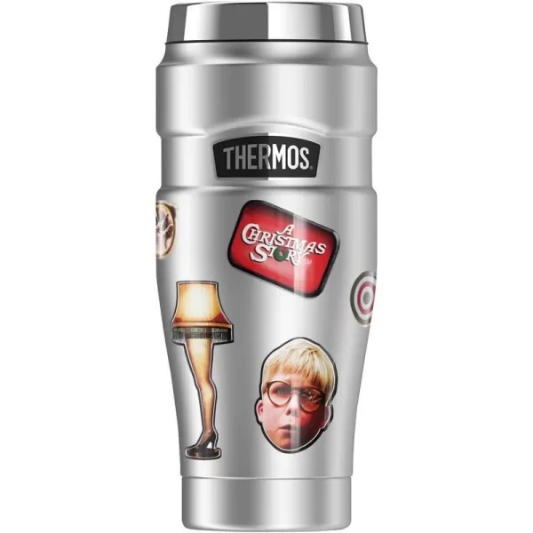 THERMOS A Christmas Story Christmas Story Collage STAINLESS KING Stainless Steel Travel Tumbler Vacuum insulated amp Double Wall 16ozTHERMOS A Christmas Story Christmas Story Collage STAINLESS KING Stainless Steel Travel Tumbler Vacuum insulated amp Double Wall 16oz