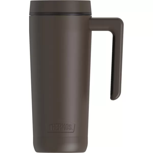 THERMOS ALTA SERIES Stainless Steel Mug 18 Ounce Matte SteelEspresso BlackEspresso Black