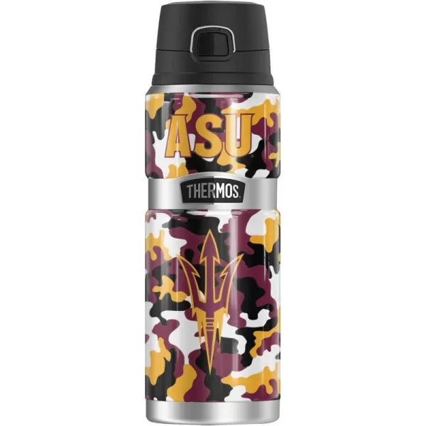 THERMOS ARIZONA STATE UNIVERSITY OFFICIAL Camo STAINLESS KING Stainless Steel Drink Bottle Vacuum insulated amp Double Wall 24oz24 oz Bottle Camo