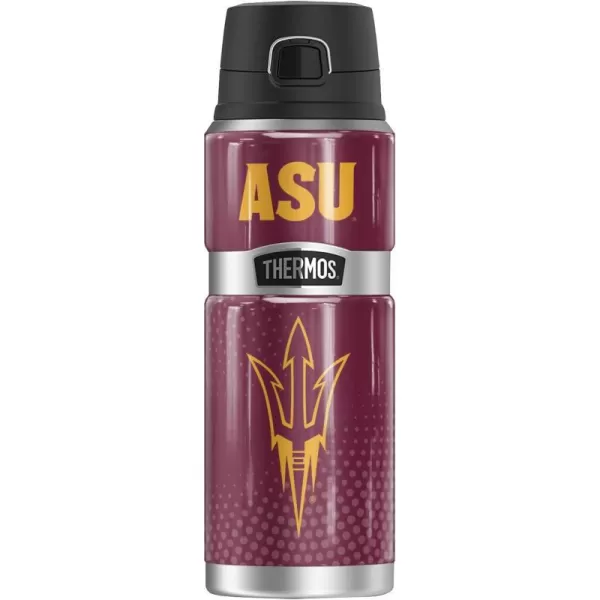 THERMOS ARIZONA STATE UNIVERSITY OFFICIAL Camo STAINLESS KING Stainless Steel Drink Bottle Vacuum insulated amp Double Wall 24oz24 oz Bottle RADIAL DOTS