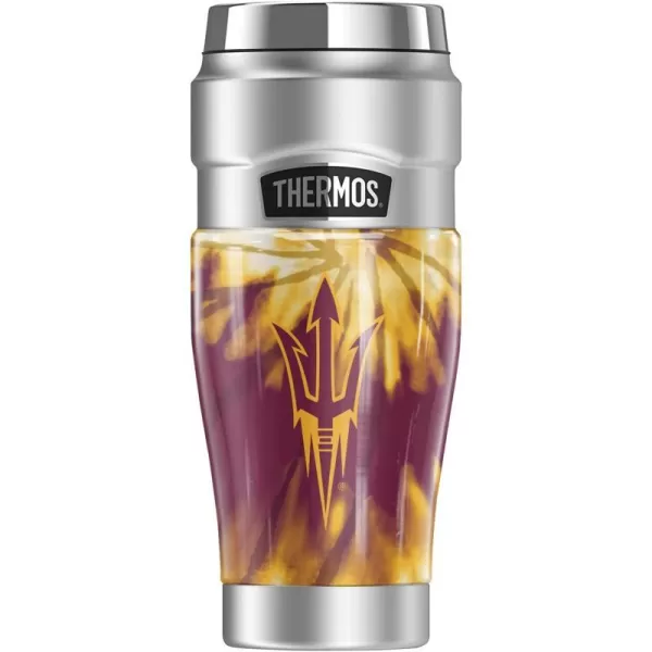 THERMOS ARIZONA STATE UNIVERSITY OFFICIAL TieDye STAINLESS KING Stainless Steel Travel Tumbler Vacuum insulated amp Double Wall 16oz16 oz Tumbler TIEDYE