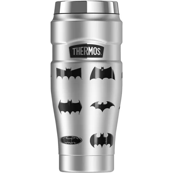 THERMOS Batman Batman Logos STAINLESS KING Stainless Steel Travel Tumbler Vacuum insulated amp Double Wall 16ozTHERMOS Batman Batman Logos STAINLESS KING Stainless Steel Travel Tumbler Vacuum insulated amp Double Wall 16oz