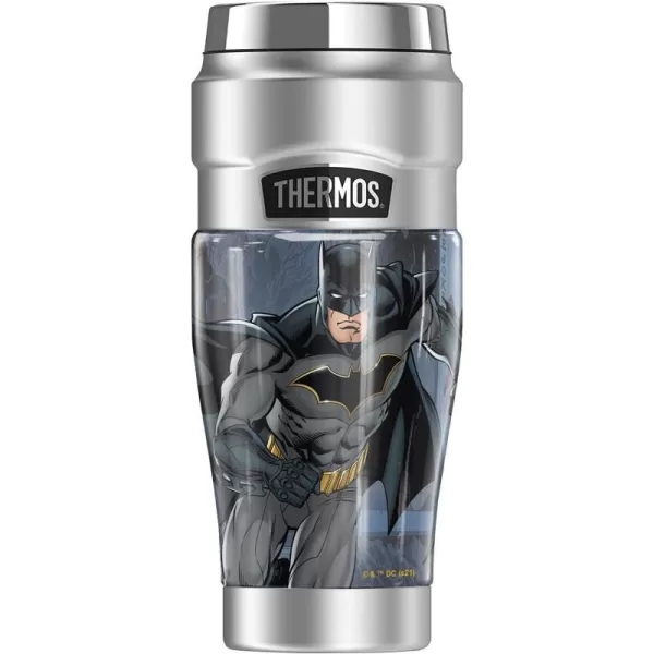 THERMOS Batman Joker Arkham STAINLESS KING Stainless Steel Travel Tumbler Vacuum insulated amp Double Wall 16oz16 oz Tumbler BATMAN BATCAVE