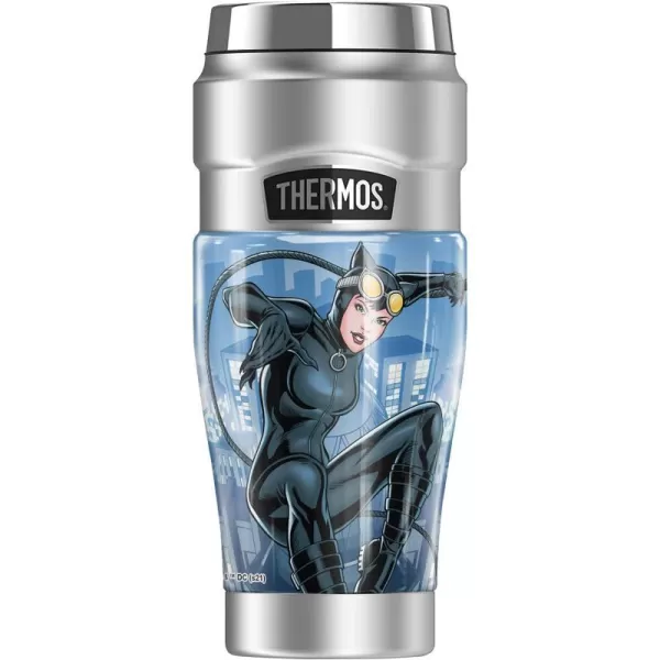 THERMOS Batman Joker Arkham STAINLESS KING Stainless Steel Travel Tumbler Vacuum insulated amp Double Wall 16oz16 oz Tumbler CW CITY