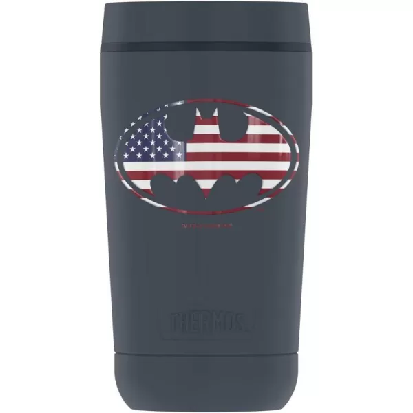 THERMOS Batman USA American Flag Shield Logo GUARDIAN COLLECTION Stainless Steel Travel Tumbler Vacuum insulated amp Double Wall 12ozTHERMOS Batman USA American Flag Shield Logo GUARDIAN COLLECTION Stainless Steel Travel Tumbler Vacuum insulated amp Double Wall 12oz