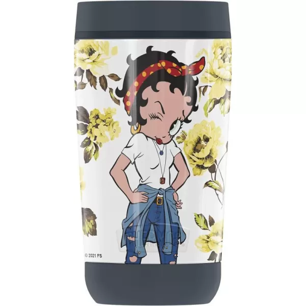 THERMOS Betty Boop Yellow Flowers GUARDIAN COLLECTION Stainless Steel Travel Tumbler Vacuum insulated amp Double Wall 12 ozTHERMOS Betty Boop Yellow Flowers GUARDIAN COLLECTION Stainless Steel Travel Tumbler Vacuum insulated amp Double Wall 12 oz