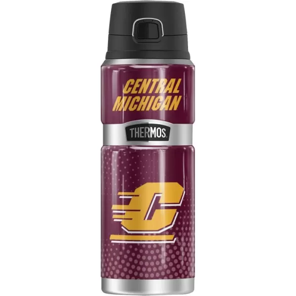 THERMOS Central Michigan University OFFICIAL TieDye STAINLESS KING Stainless Steel Drink Bottle Vacuum insulated amp Double Wall 24oz24 oz Bottle RADIAL DOTS