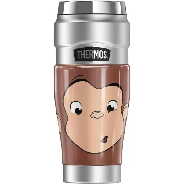 THERMOS Curious George Curious George Big Faces STAINLESS KING Stainless Steel Travel Tumbler Vacuum insulated amp Double Wall 16ozTHERMOS Curious George Curious George Big Faces STAINLESS KING Stainless Steel Travel Tumbler Vacuum insulated amp Double Wall 16oz