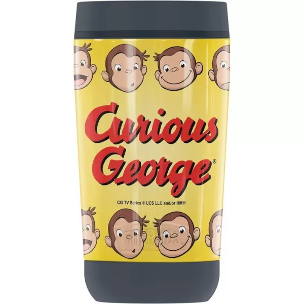 THERMOS Curious George Curious George Faces GUARDIAN COLLECTION Stainless Steel Travel Tumbler Vacuum insulated amp Double Wall 12 ozTHERMOS Curious George Curious George Faces GUARDIAN COLLECTION Stainless Steel Travel Tumbler Vacuum insulated amp Double Wall 12 oz