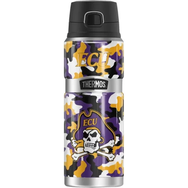 THERMOS East Carolina University OFFICIAL TieDye STAINLESS KING Stainless Steel Drink Bottle Vacuum insulated amp Double Wall 24oz24 oz Bottle Camo