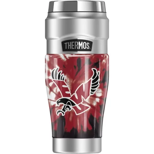 THERMOS Eastern Washington University OFFICIAL TieDye STAINLESS KING Stainless Steel Travel Tumbler Vacuum insulated amp Double Wall 16oz16 oz Tumbler TIEDYE