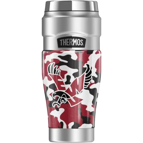 THERMOS Eastern Washington University OFFICIAL TieDye STAINLESS KING Stainless Steel Travel Tumbler Vacuum insulated amp Double Wall 16oz16 oz Tumbler Camo